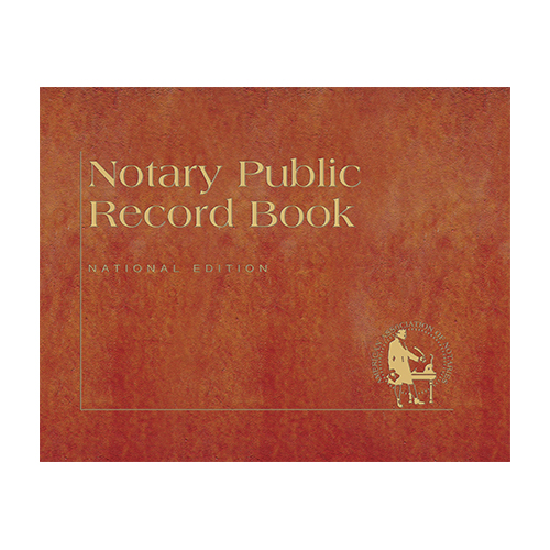 Mississippi Notary Public Record Book (Journal ) - Traditional Brown Cover